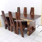Meja Makan Trembesi Akhilles Hutankayu Furniture Mebel Jati Jepara 01