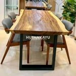 Meja Makan Trembesi Amazon Hutankayu Furniture Mebel Jati Jepara 01