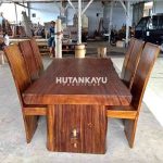 Meja Makan Trembesi Argos Hutankayu Furniture Mebel Jati Jepara 01