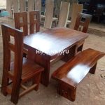 Meja Makan Trembesi Mithras Hutankayu Furniture Mebel Jati Jepara 01
