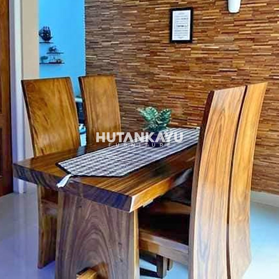 Meja Makan Trembesi Sparta - Gambar 3