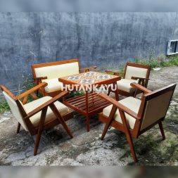 Sofa Tamu Gazza Hutankayu Furniture Mebel Jati Jepara