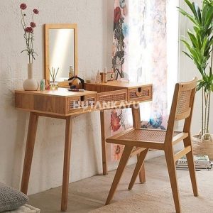 Meja Rias Alin Hutankayu Furniture Mebel Jati Jepara