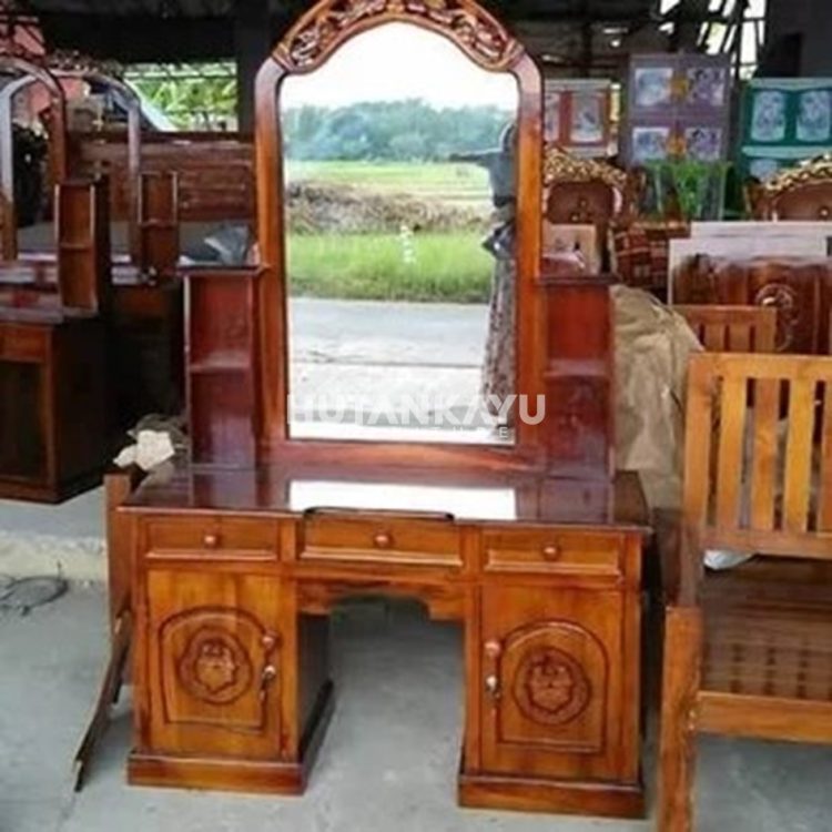 Meja Rias Anita Hutankayu Furniture Mebel Jati Jepara