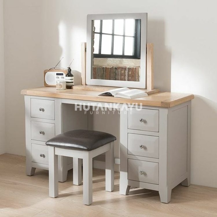 Meja Rias Ashanti Hutankayu Furniture Mebel Jati Jepara