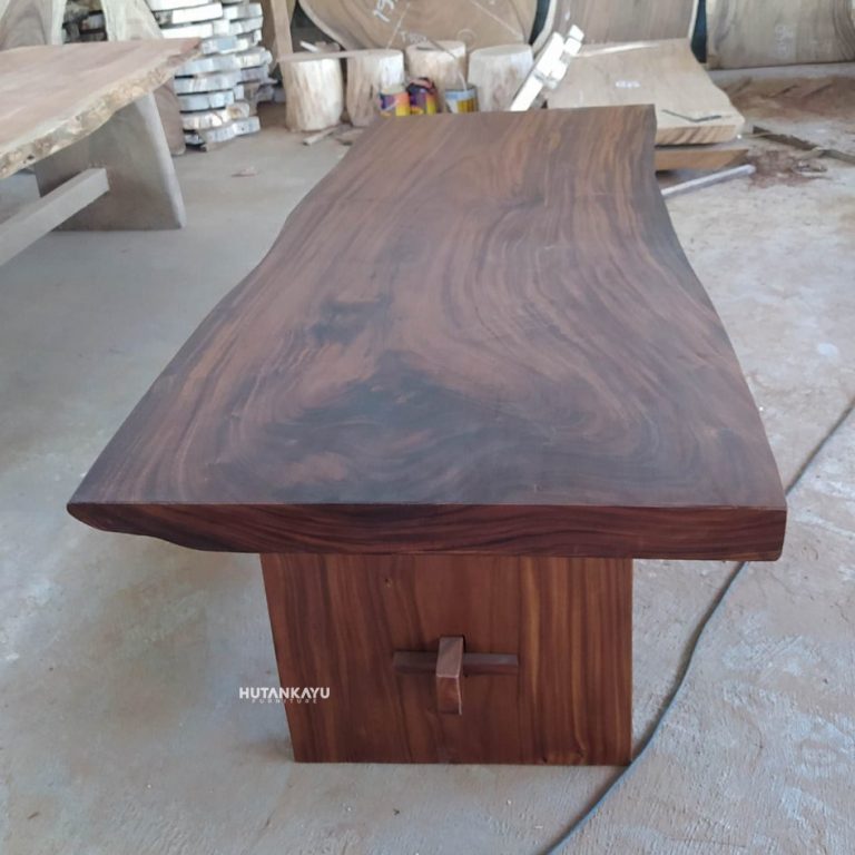 Meja Trembesi Athan Hutankayu Furniture Mebel Jati Jepara 02